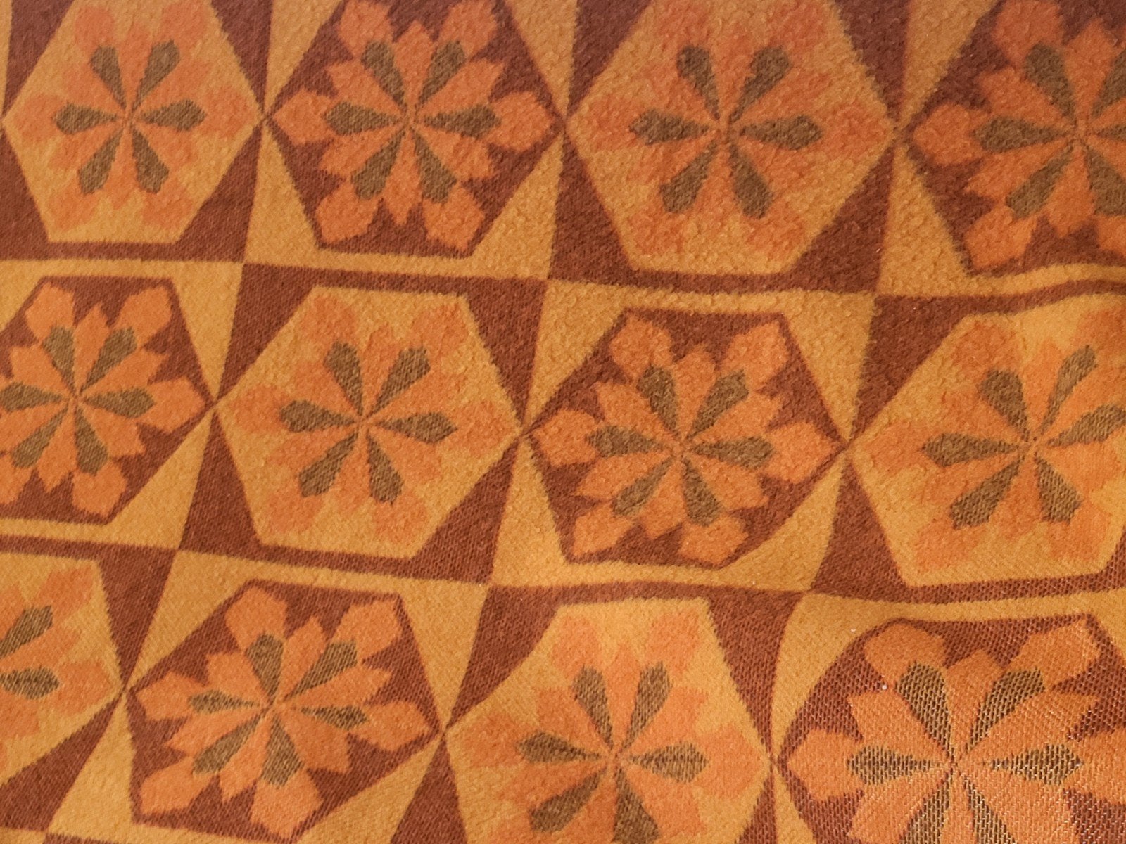 Mooie jaren '70 wollen deken 240x200cm - Perfecte staat, Ophalen of Verzenden