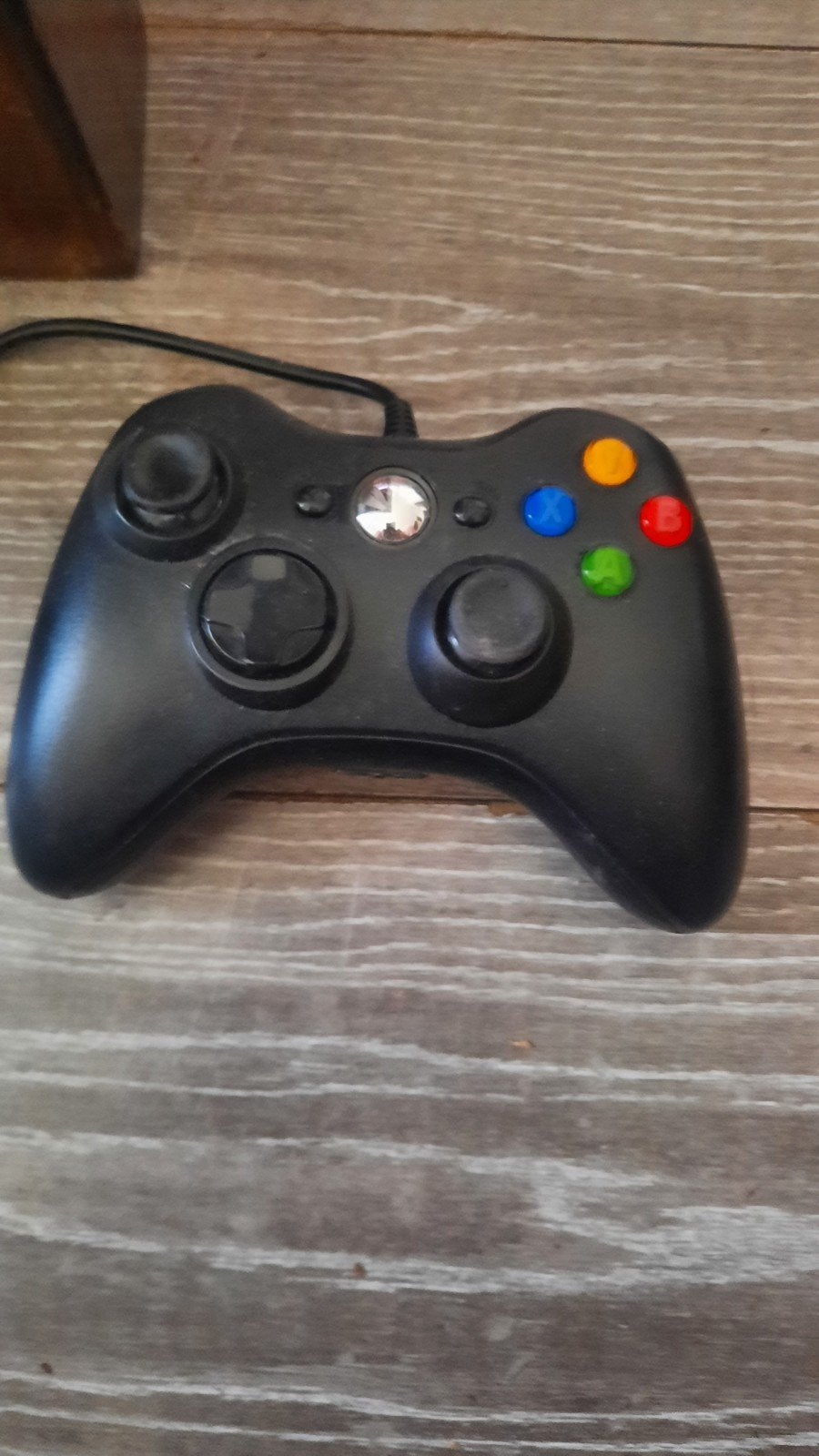 Xbox 360 Controller - Bedraad Zwart, Spelcomputers en Games, Spelcomputers | Xbox | Accessoires, Ophalen of Verzenden, Gebruikt
