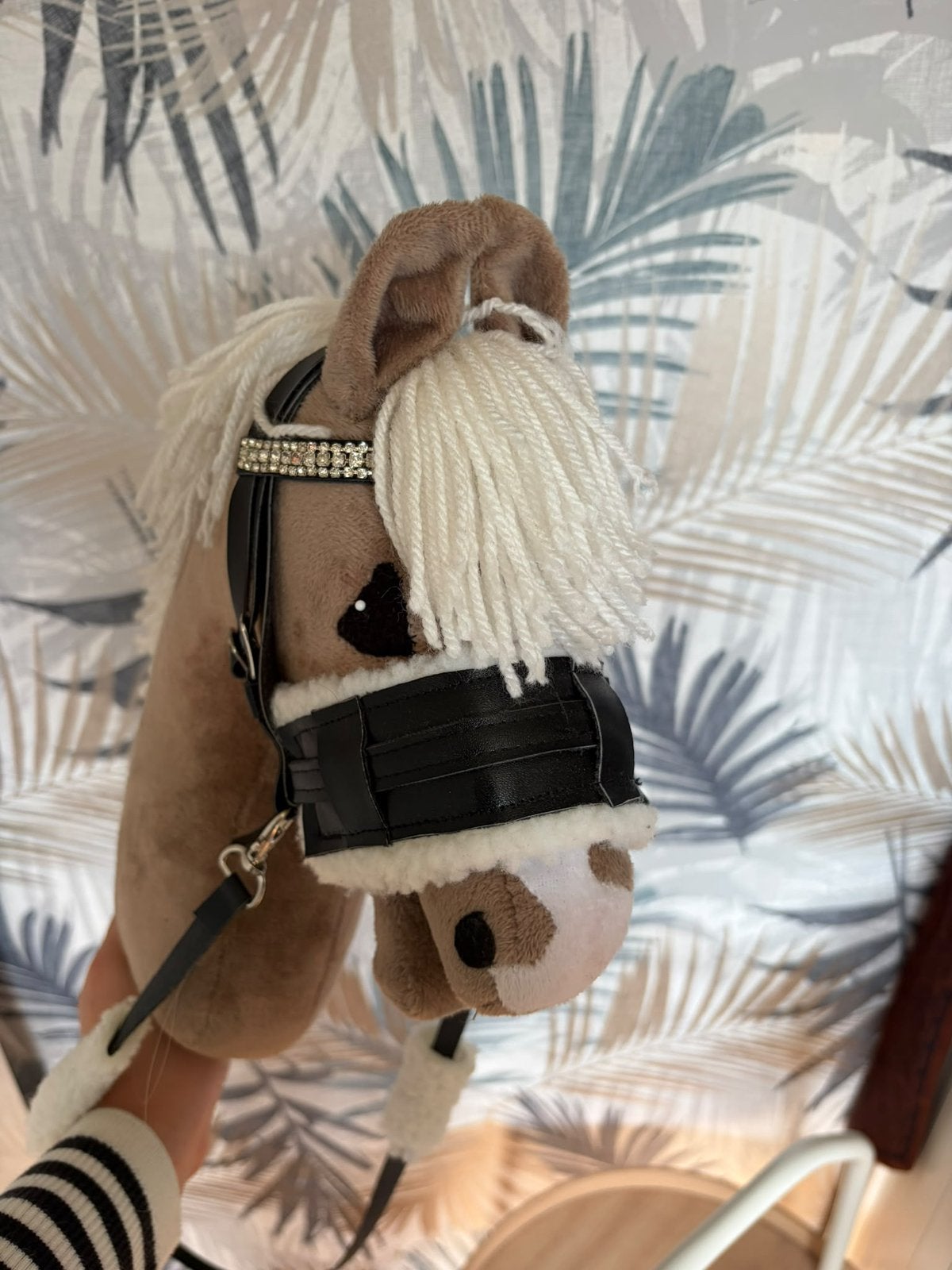Prachtige Hobby Horse bruin goede kwaliteit incl halster, Ophalen of Verzenden, Zo goed als nieuw, Jongen of Meisje