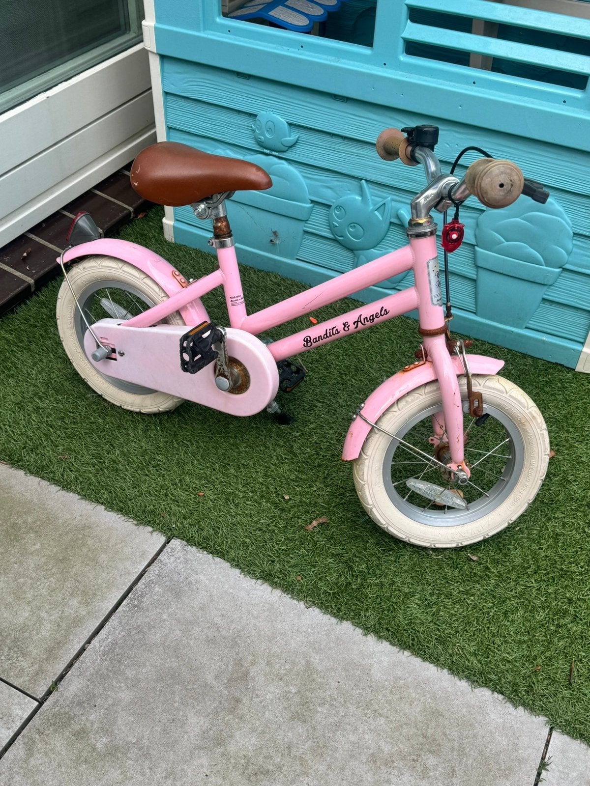 Kinderfiets 12 inch, Fietsen en Brommers, Ophalen, Terugtraprem, Zijwieltjes, Gebruikt