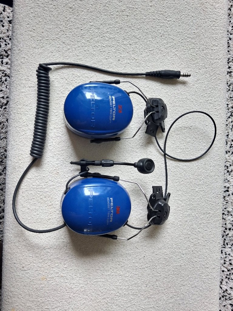 3M Peltor Twin Cup Hard Hat headset., Ophalen of Verzenden, Gebruikt