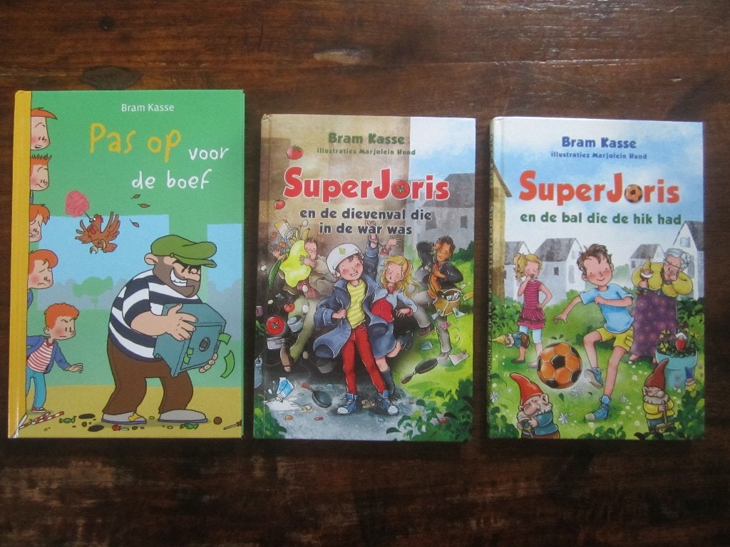 Bram Kasse Super Joris/bal/dievenval/Pas op voor de boef, Boeken, Kinderboeken | Jeugd | onder 10 jaar, Ophalen of Verzenden, Zo goed als nieuw