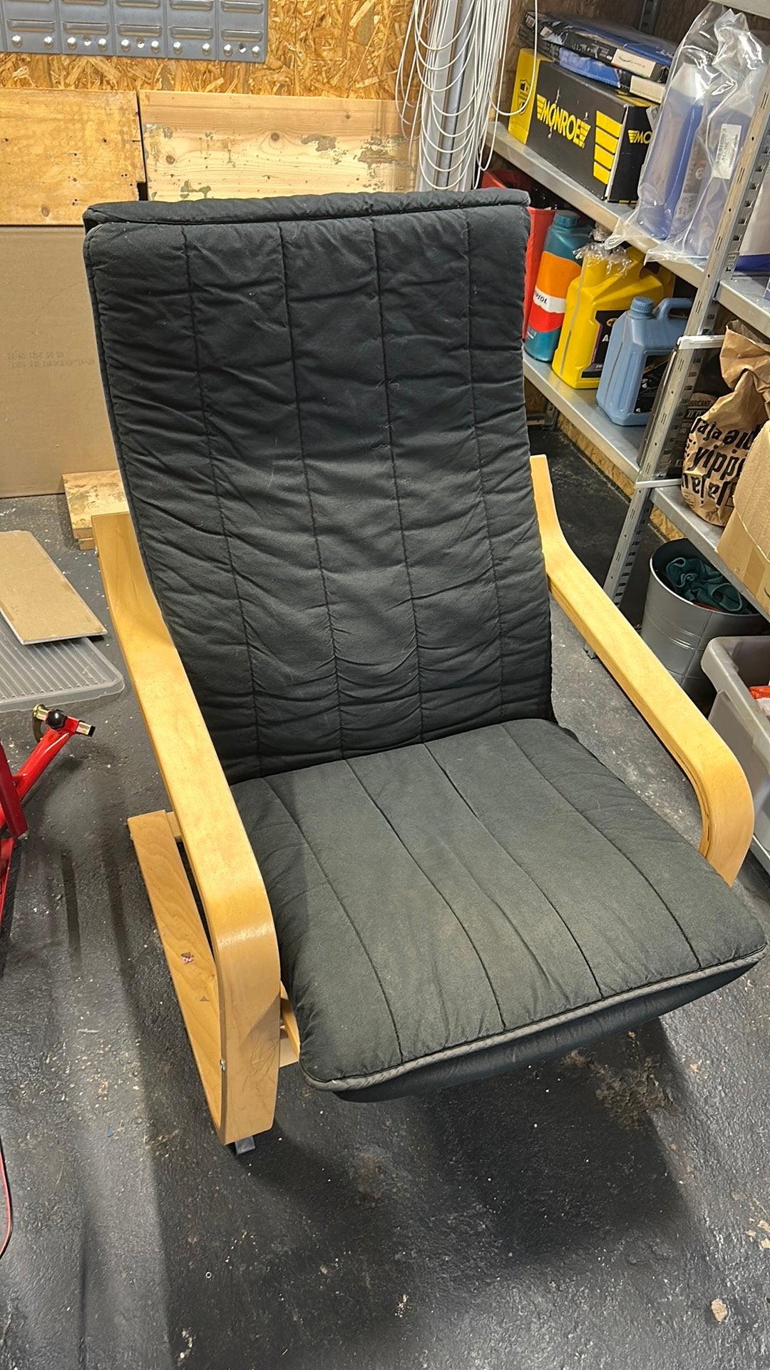 Ikea Poang fauteuil, Ophalen, Gebruikt, Kunststof