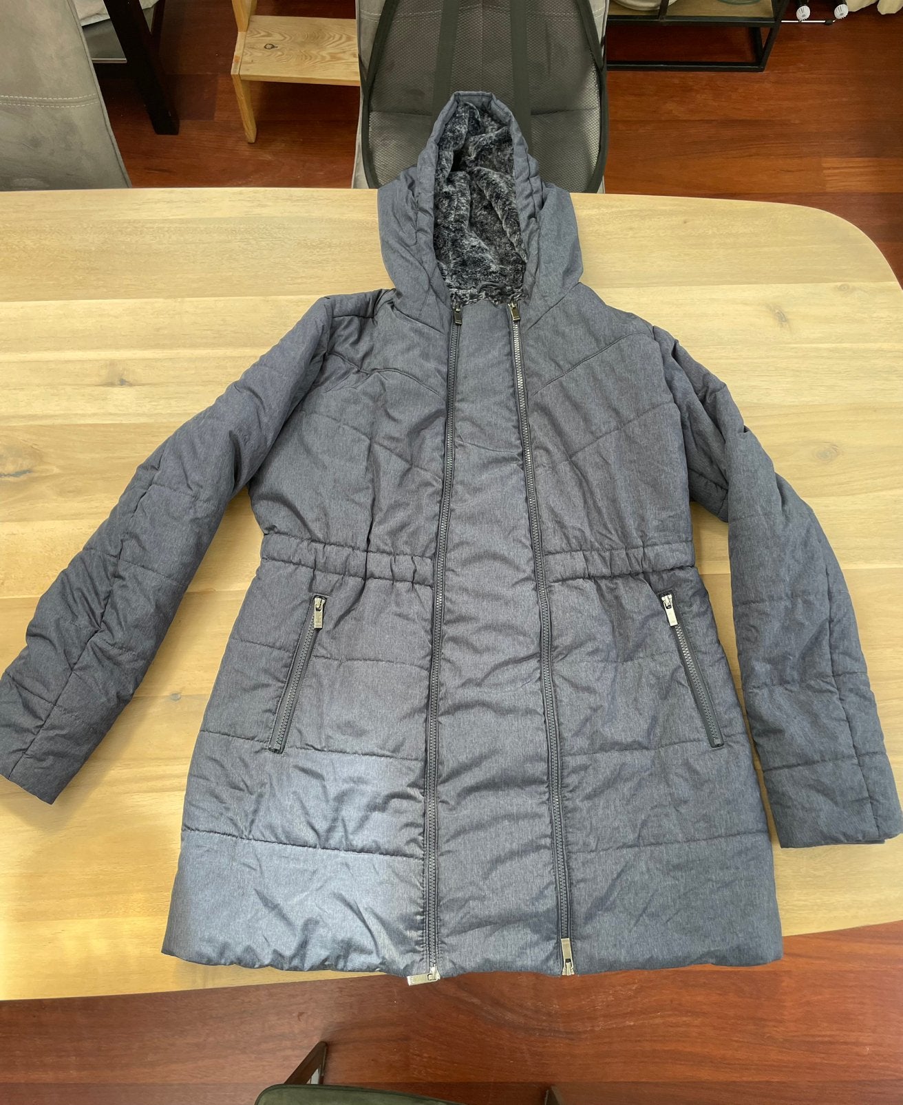 Noppies zwangerschapsjas, herfst/winter, Kleding | Dames, Positiekleding, Ophalen, Zo goed als nieuw, Blauw