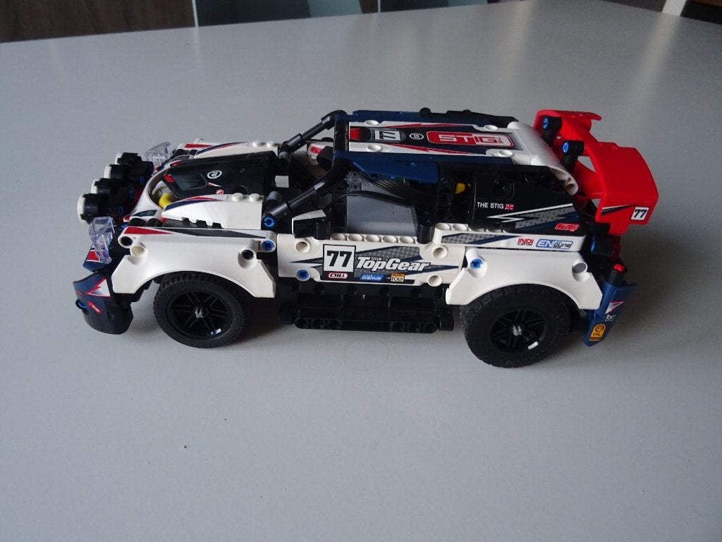 technic Lego 42109 Top Gear Rally auto, Lego, Ophalen of Verzenden, Zo goed als nieuw, Technic