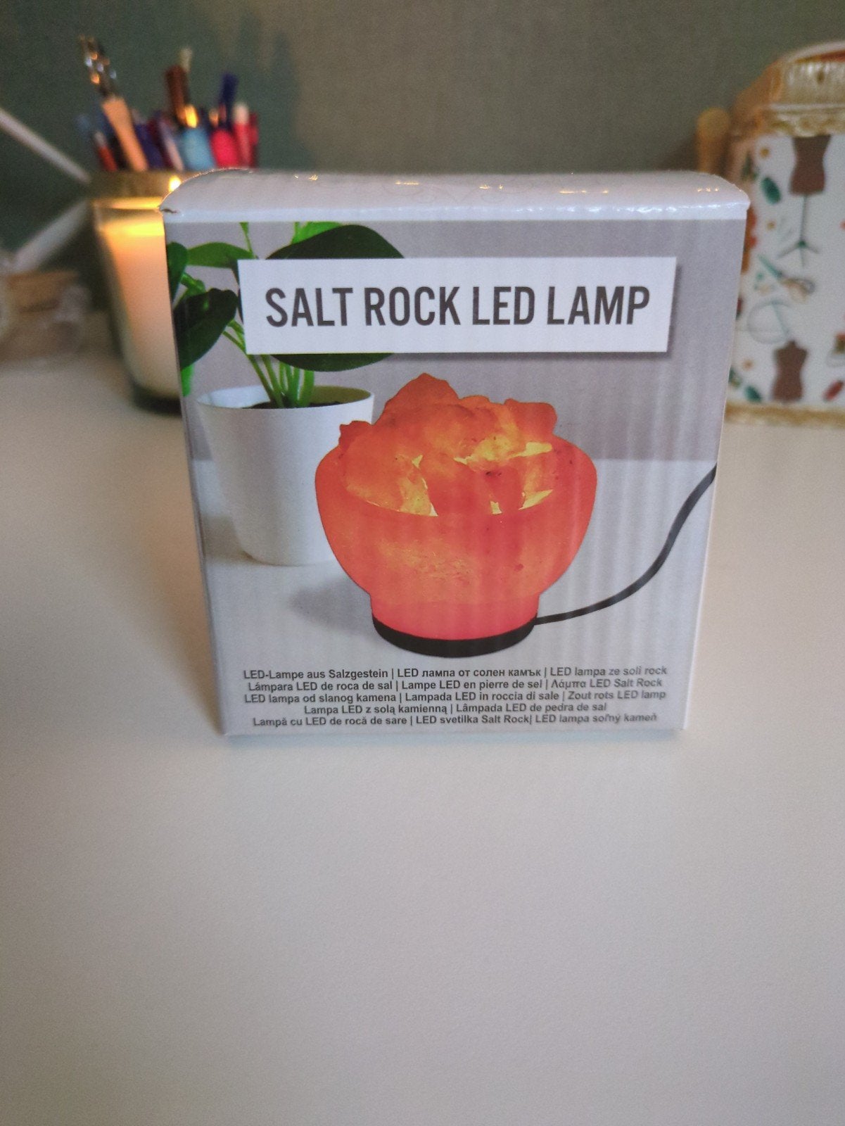 Zoutsteen LED Lamp, Ophalen of Verzenden, Nieuw