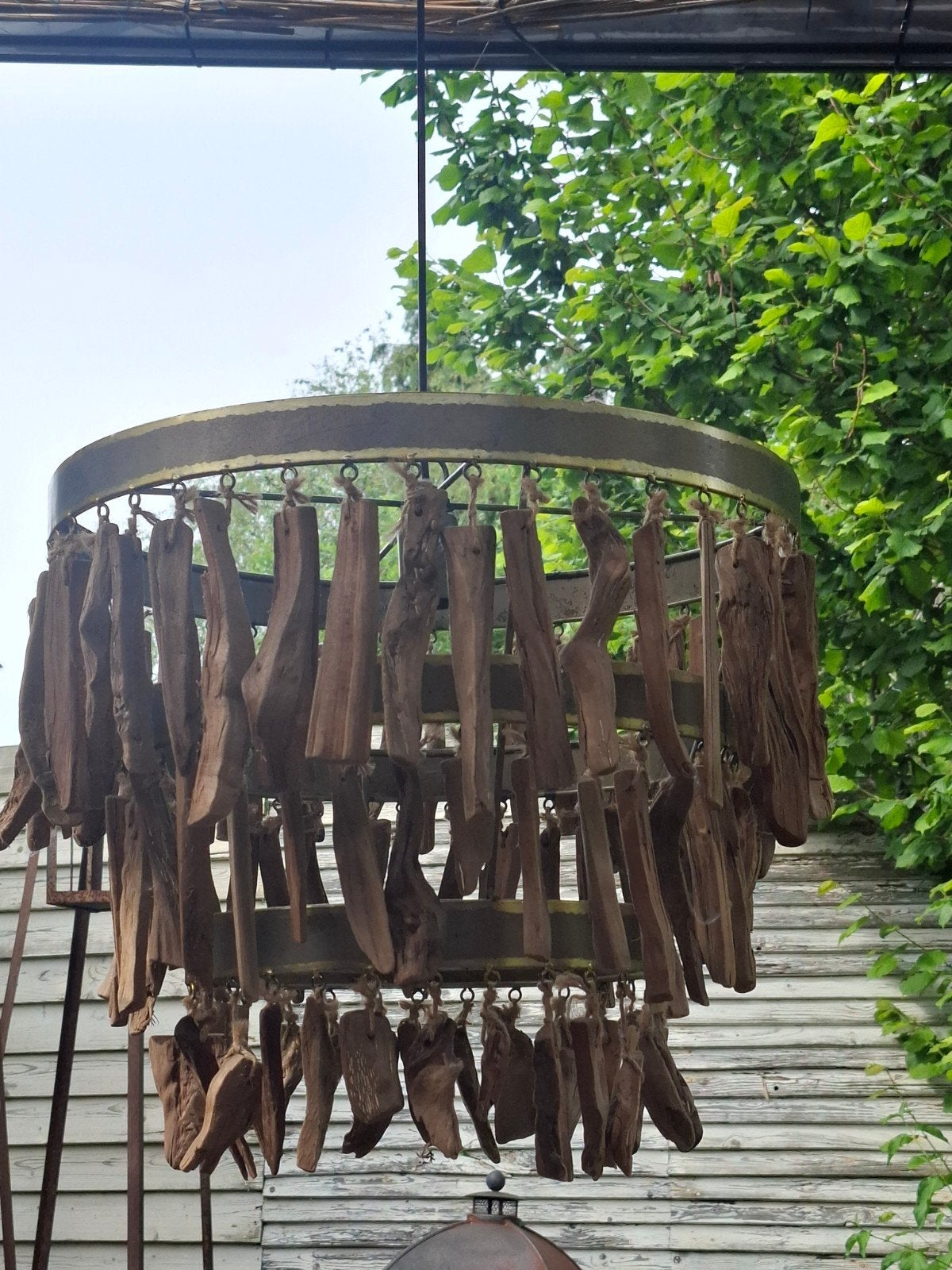 Driftwood hanglamp, Ophalen of Verzenden