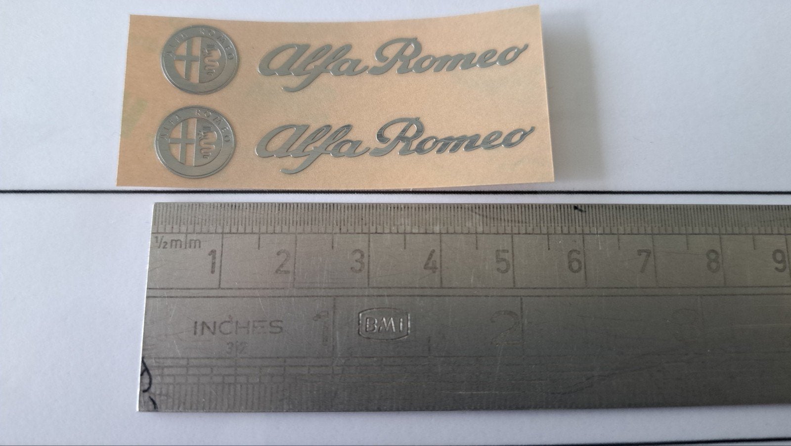 logo's Alfa Romeo klein. set van 2 of 4., Ophalen of Verzenden