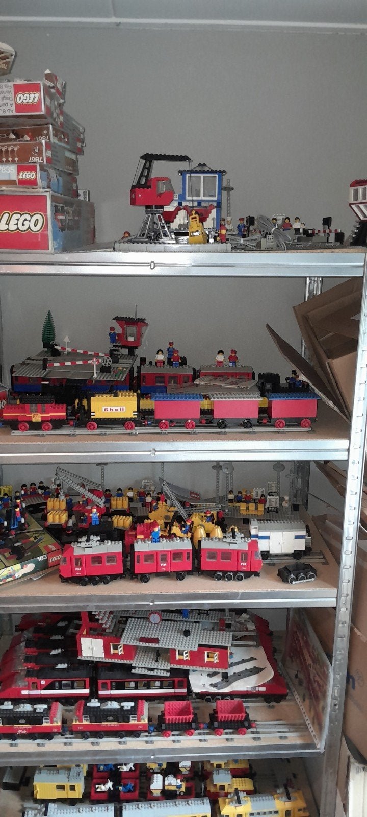 Mega lego trein partij 12v verzameling collectie netjes, Kinderen en Baby's, Speelgoed | Duplo en Lego, Compleet, City, Lego, Ophalen of Verzenden