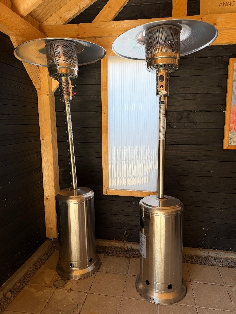 Boretti - Patioheater - RVS, Ophalen, Waterbestendig, Zo goed als nieuw, Vloer