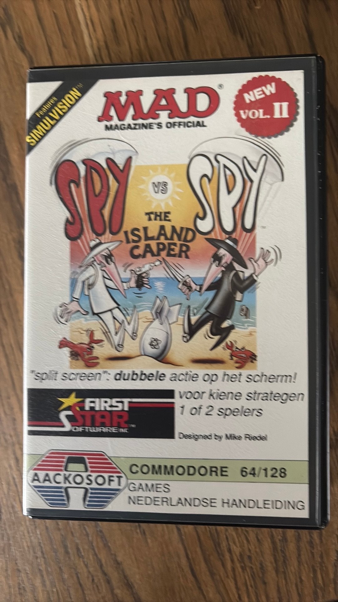 Retro videospel “Spy vs Spy, the Island Caper”  Commodore 64, Gebruikt, 1 speler, Eén computer, Ophalen of Verzenden