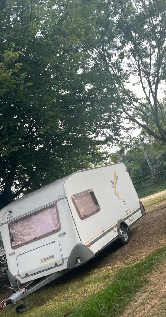 Complete Knaus sudwind 400 Tk caravan helemaal compleet, Standaardzit, 750 - 1000 kg, Particulier, Knaus