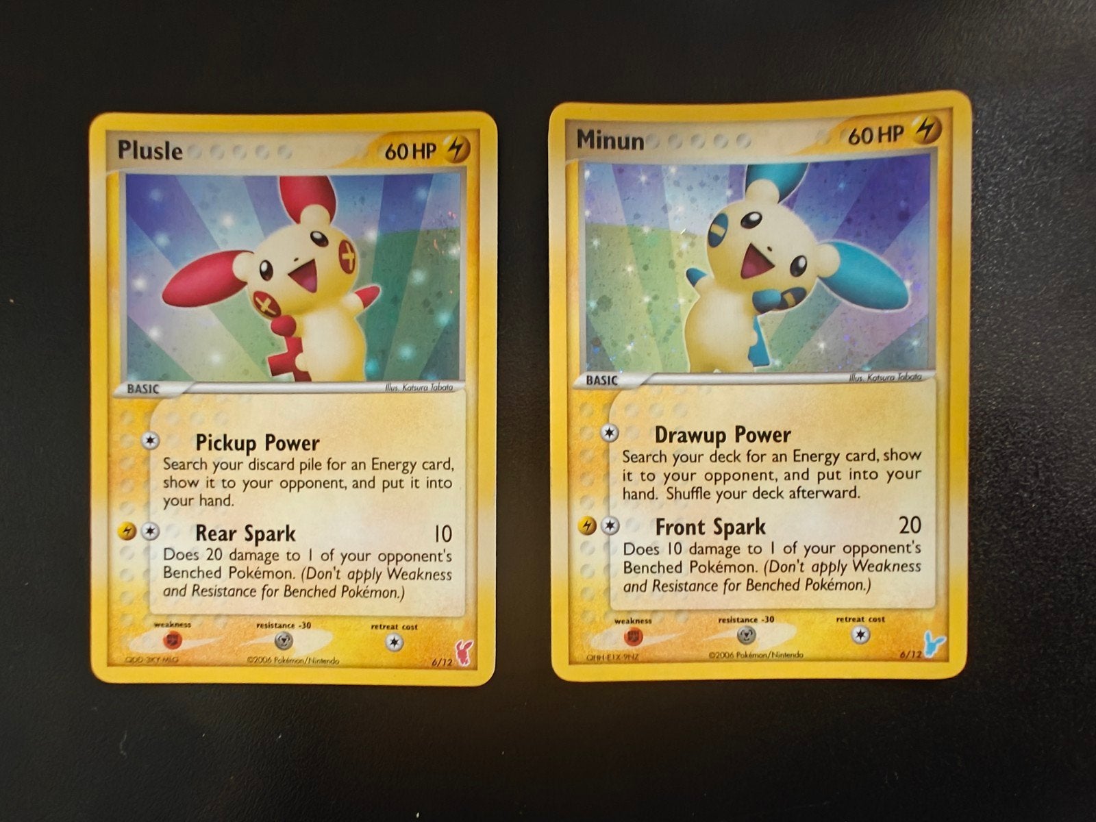 Plusle en Minun, Ophalen of Verzenden, Zo goed als nieuw, Losse kaart