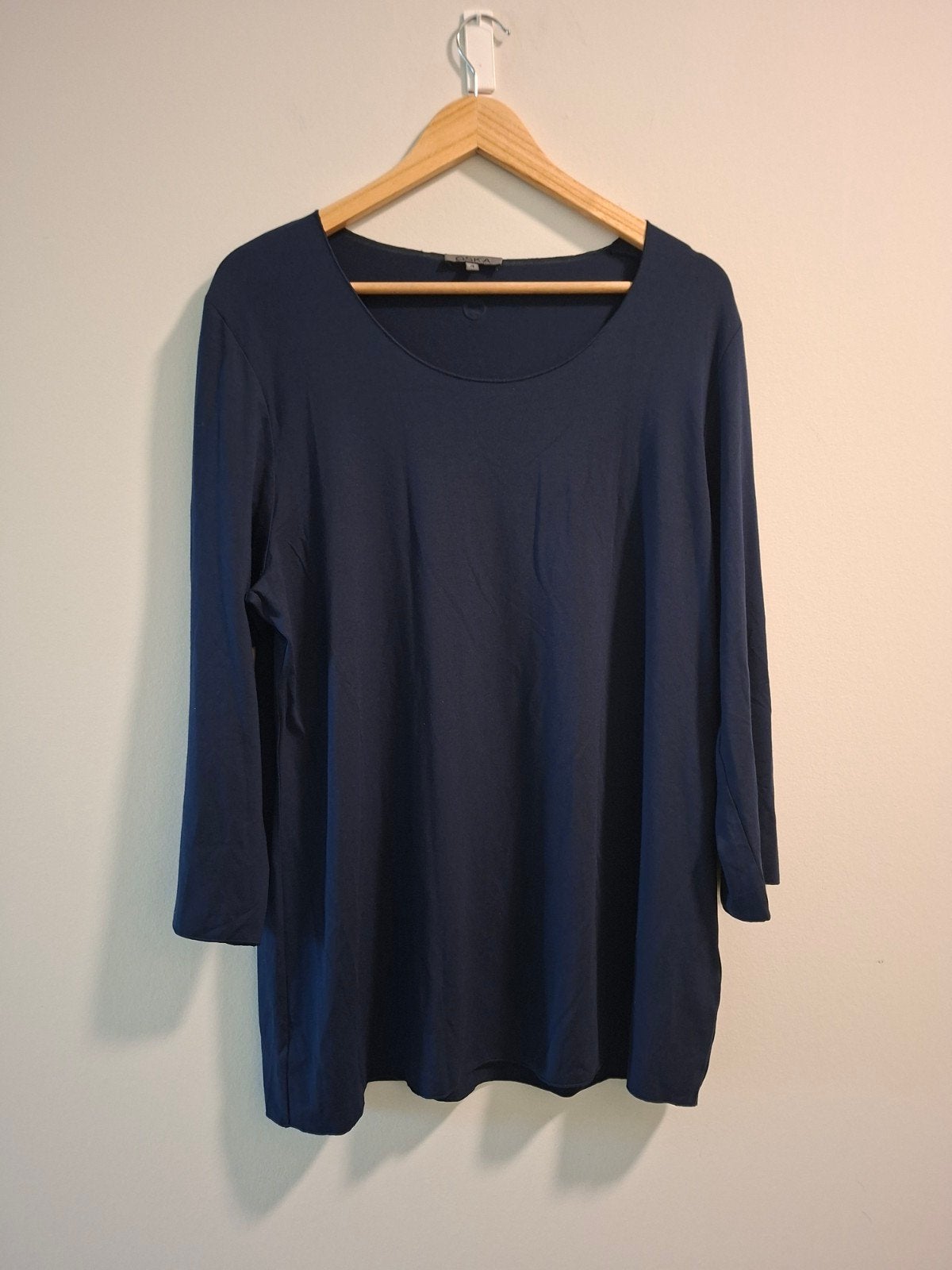 Oska donkerblauw zacht shirt, maat 4 (XXL), Blauw, Maat 46/48 (XL) of groter, Ophalen of Verzenden, Lange mouw