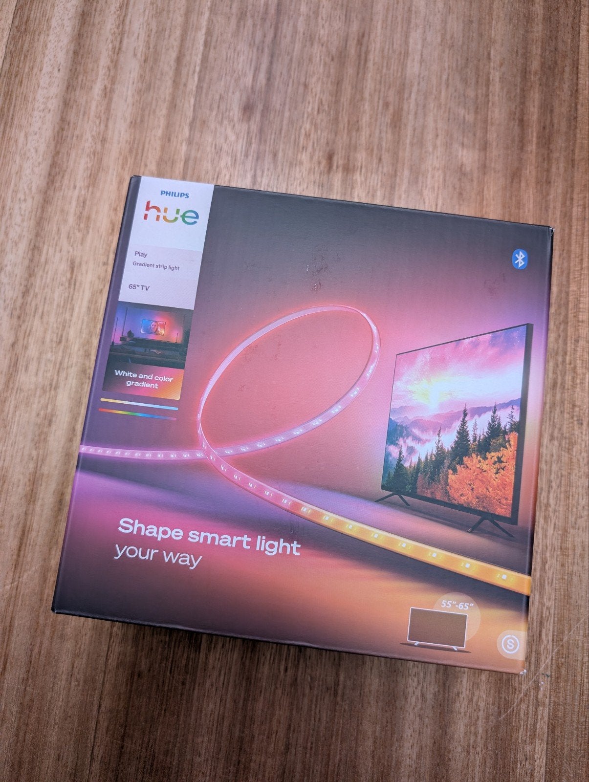 NIEUW - Philips Hue Play Gradient Lightstrip 65 inch TV, Ophalen of Verzenden, Nieuw
