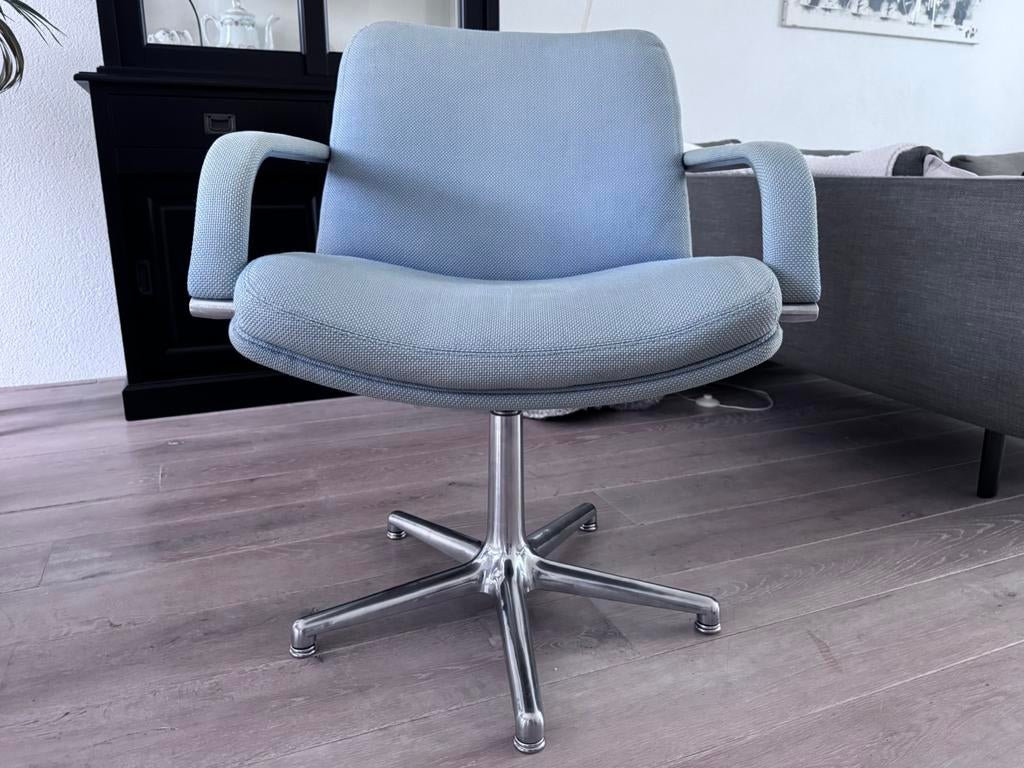 Artifort draaifauteuil channel, Ophalen, Gebruikt, Retro, design, jaren 70 - 80, Minder dan 75 cm