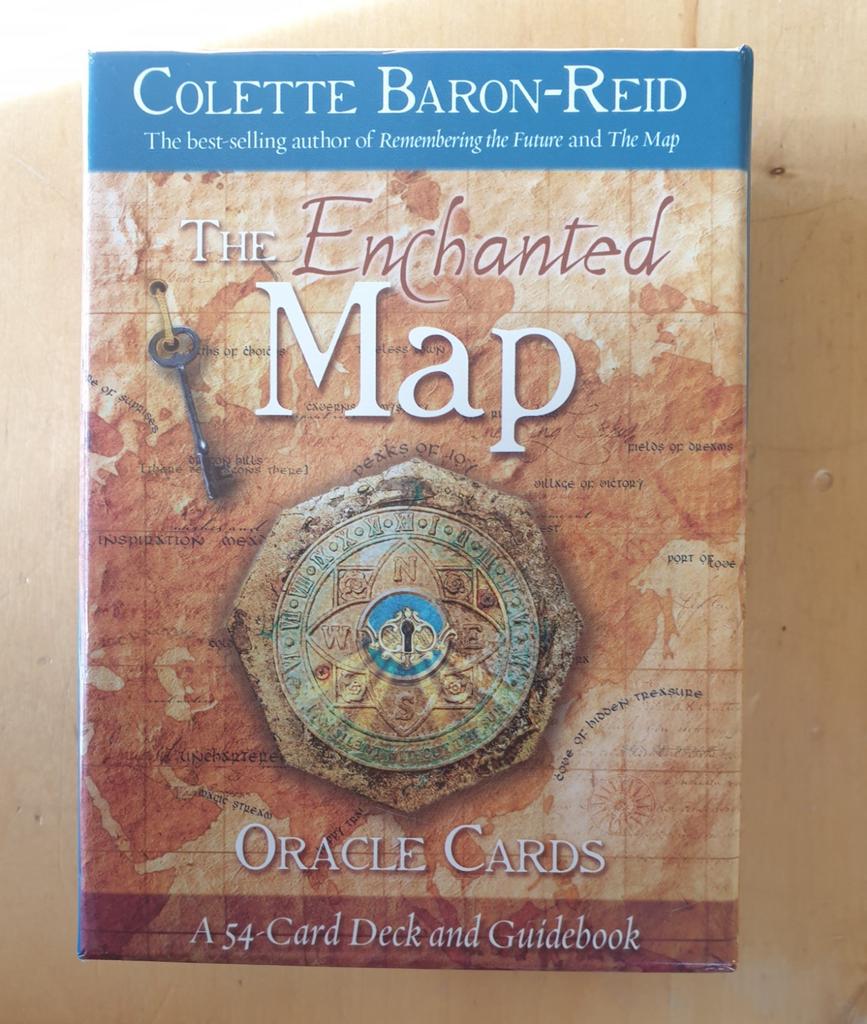The Enchanted Map, Colette Baron-Reid, Boeken, Ophalen of Verzenden, Zo goed als nieuw, Tarot of Kaarten leggen, Overige typen