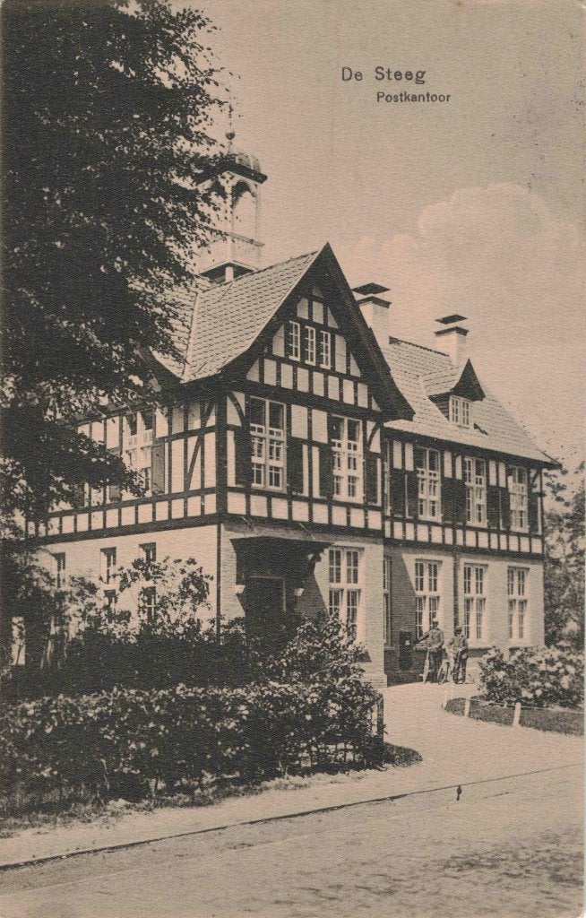 De Steeg Postkantoor B3459, Verzamelen, Ansichtkaarten | Nederland, Ophalen, Voor 1920, Gelopen, Gelderland