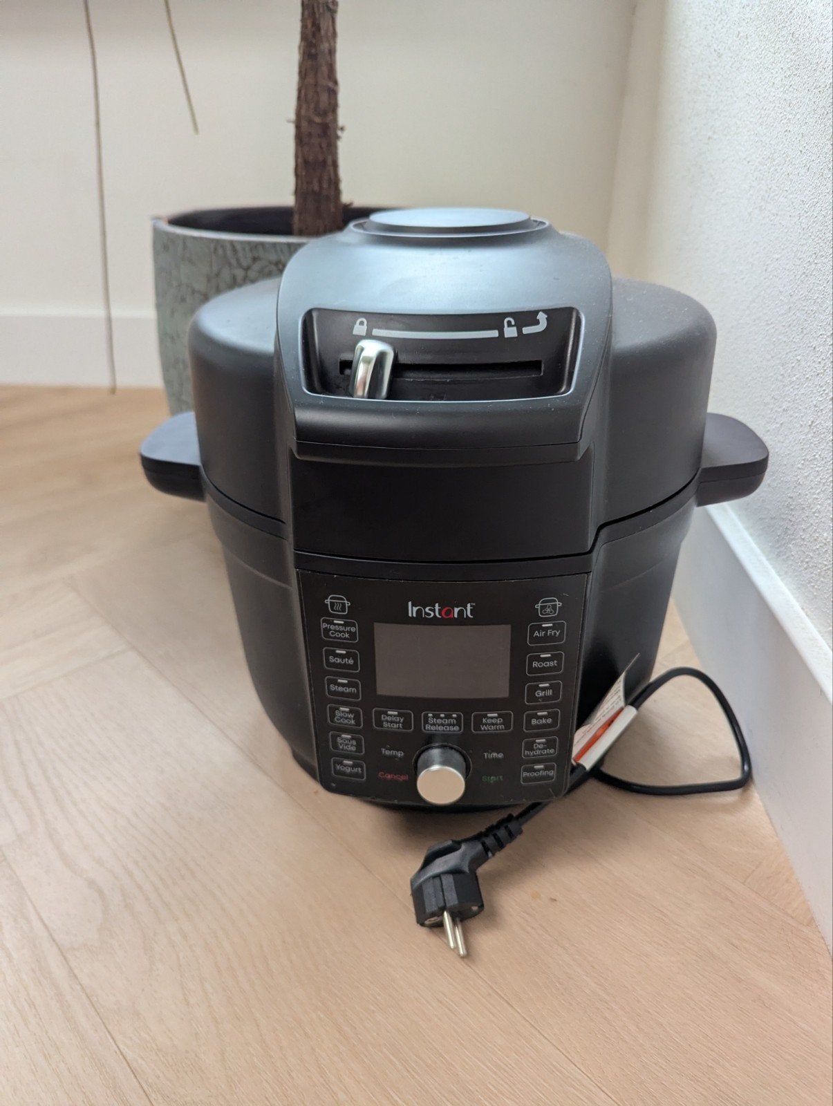 Instantpot Duo Crisp Ultimate Multicooker & Airfryer (LEES), Ophalen of Verzenden, Zo goed als nieuw