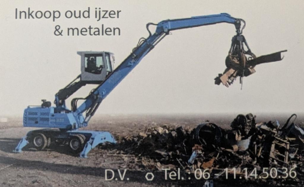 Oud ijzer en metalen gevraagd., Doe-het-zelf en Verbouw, Metalen, Ophalen