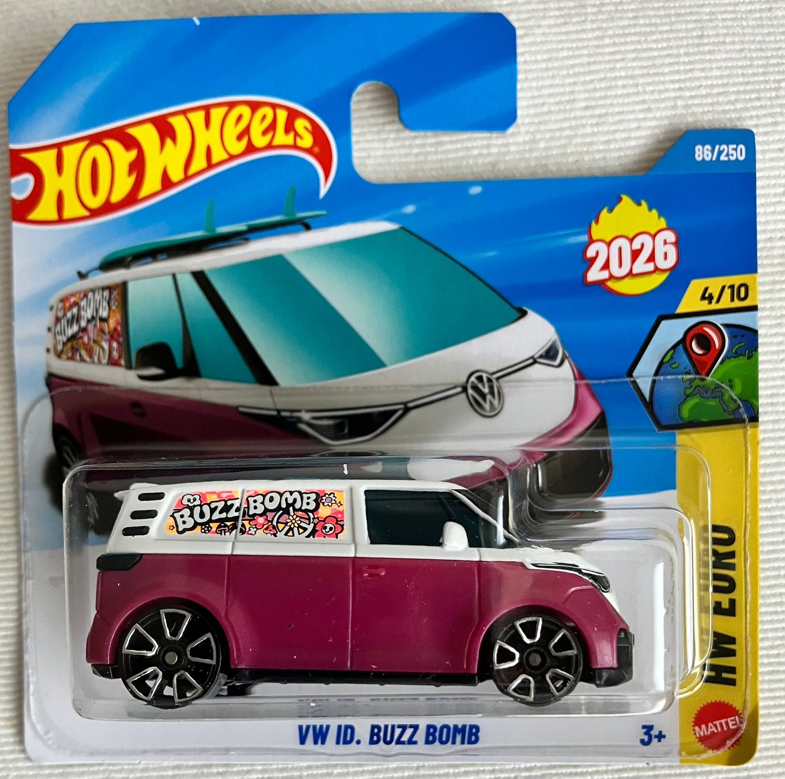 Hot Wheels Volkswagen ID. Buzz Bomb Hotwheels, Ophalen of Verzenden, Nieuw, Auto