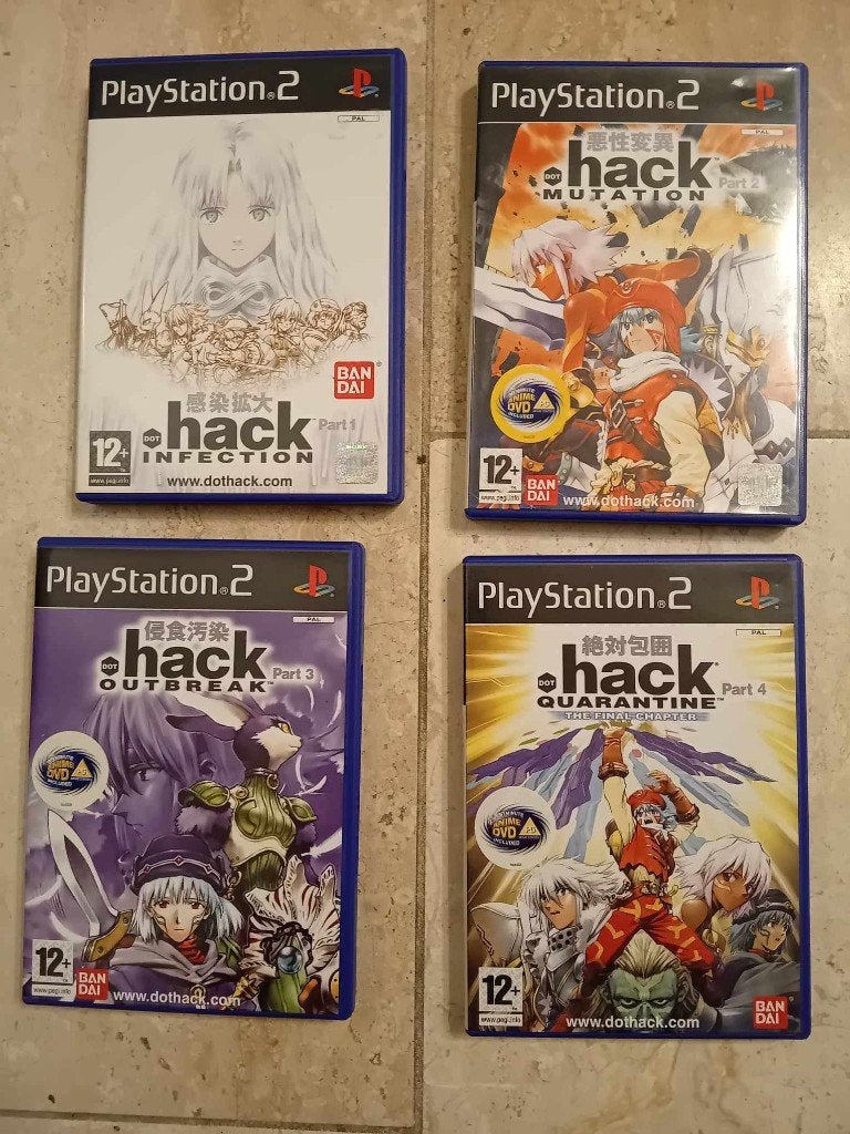 .hack lot , 4 games , Ps2, 1 speler, Zo goed als nieuw, Vanaf 12 jaar, Ophalen