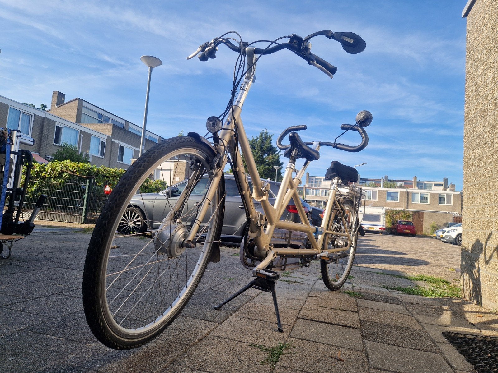 MC Multicycle elektrische vouwtandem, 2 accu’s, fietsendrage, Ophalen, Minder dan 10 versnellingen, Gebruikt, Minder dan 49 cm