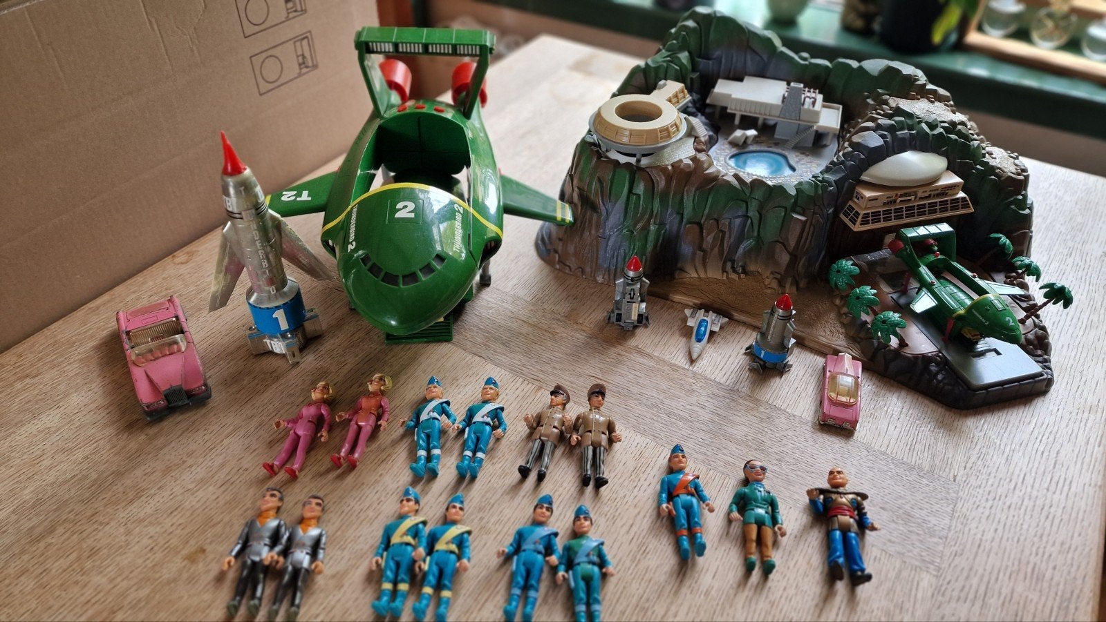 Thunderbirds Speelset met Voertuigen en Figuren, Ophalen of Verzenden, Gebruikt