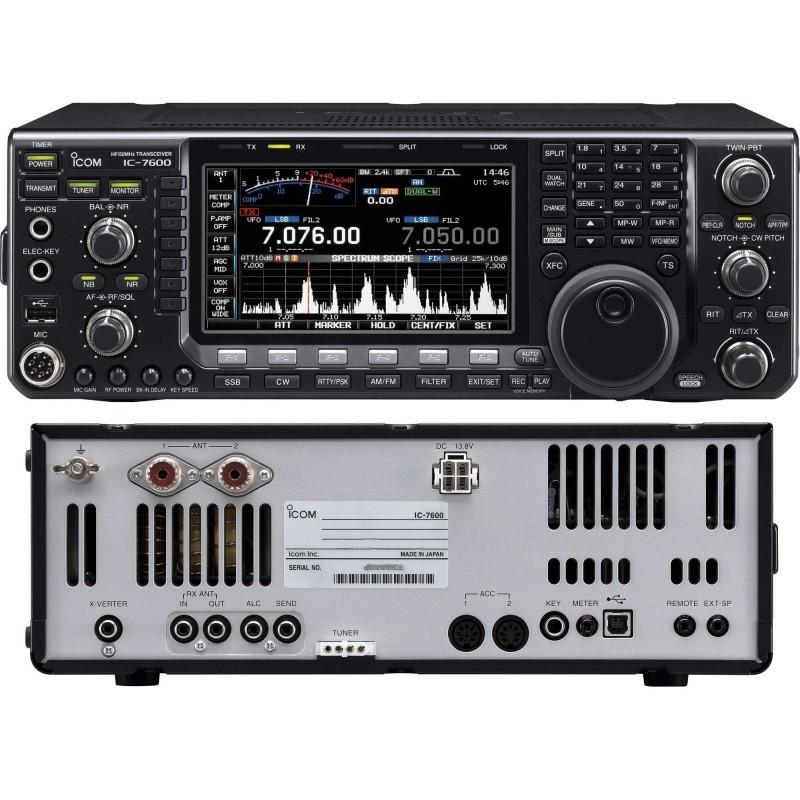 Icom IC-7600 HF/50MHz Transceiver - inruil icom7300 gewenst, Ophalen, Zo goed als nieuw, Overige typen