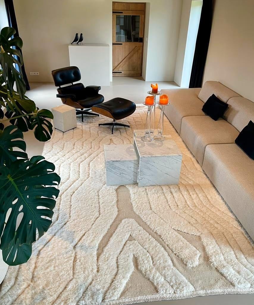 XXL Modern Vloerkleed Tapis Berber 420 x 240cm, Ophalen, 200 cm of meer, Zo goed als nieuw, 200 cm of meer