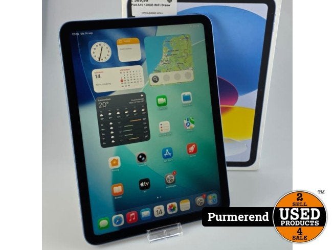 iPad A16 128GB WiFi Blauw, Apple, Zo goed als nieuw, Support@apple.com, One Apple Park Way
Cupertino, CA 95014
United States
