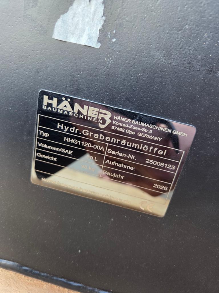 Häner Kantelbak 120 cm breed - Nieuwstaat cw05, Ophalen, Graafmachine