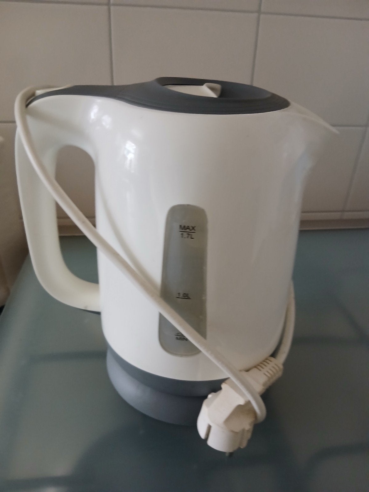 Witte waterkoker - Merkloos - 1.7L inhoud, Ophalen of Verzenden