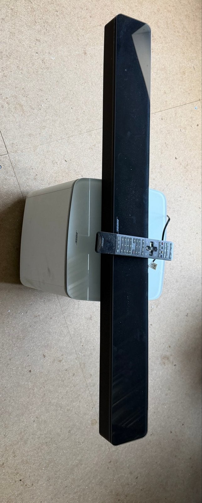 Bose Soundbar met subwoofer en afstandsbediening