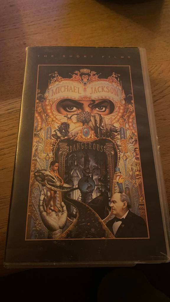 Michael Jackson Dangerous The Short Films VHS Videoband, Cd's en Dvd's, VHS | Film, Gebruikt, Overige genres, Alle leeftijden
