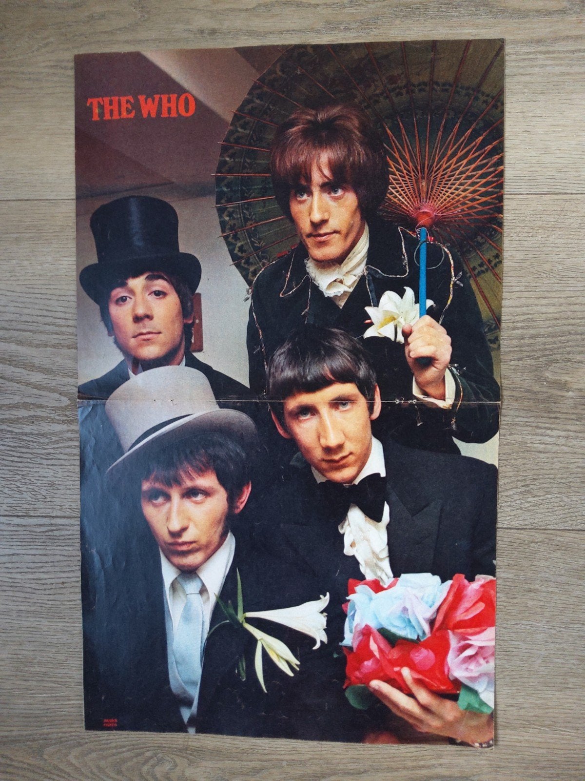 The Who:   poster muziek expres, Ophalen of Verzenden, A1 t/m A3, Muziek