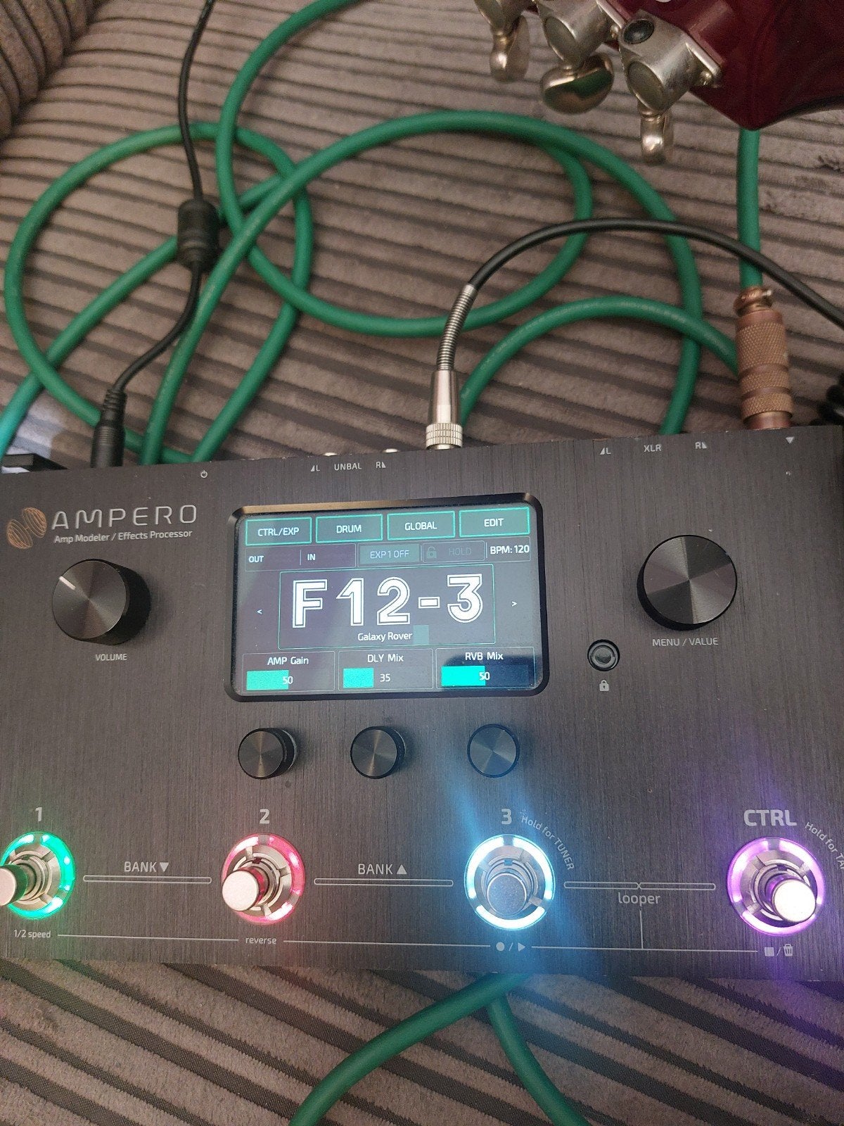 Hotone Ampero Amp Modeler/Effects Processor, Ophalen of Verzenden, Zo goed als nieuw, Multi-effect