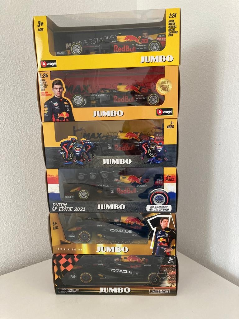 Max Verstappen Jumbo, Ophalen of Verzenden, Nieuw, Bburago
