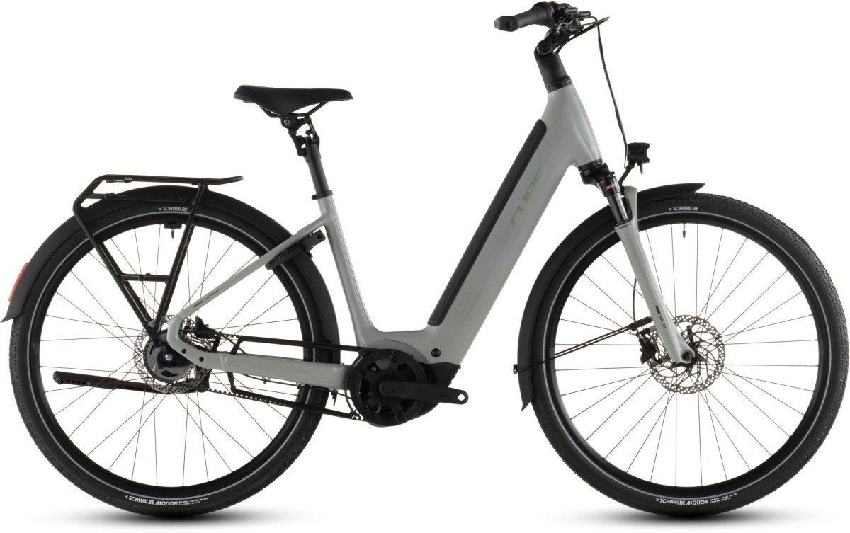 CUBE SUPREME HYBRID DELUXE ONE 600 ASHGREEN/CHROME Dames, Fietsen en Brommers, Elektrische fietsen, Ophalen, -, -, Nieuw