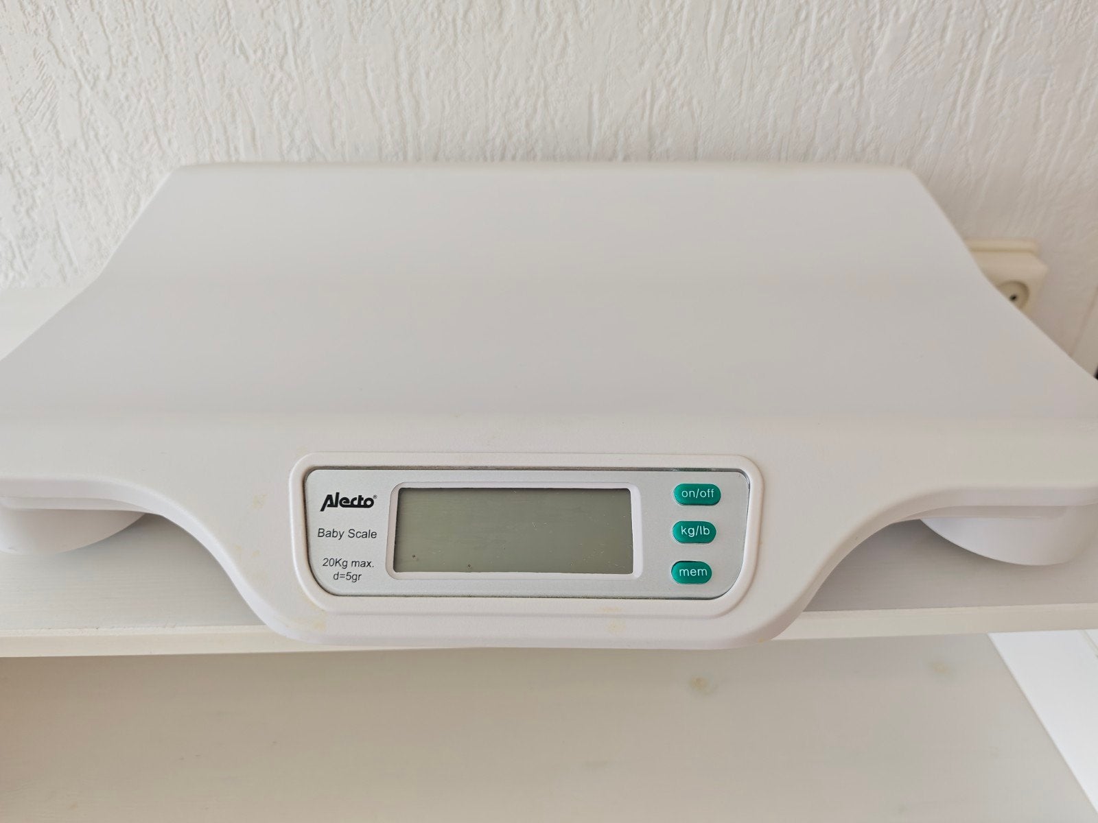 Alecto BC-20 Digitale Babyweegschaal met Hoes, Ophalen, Gebruikt, 1 tot 500 gram, Digitaal
