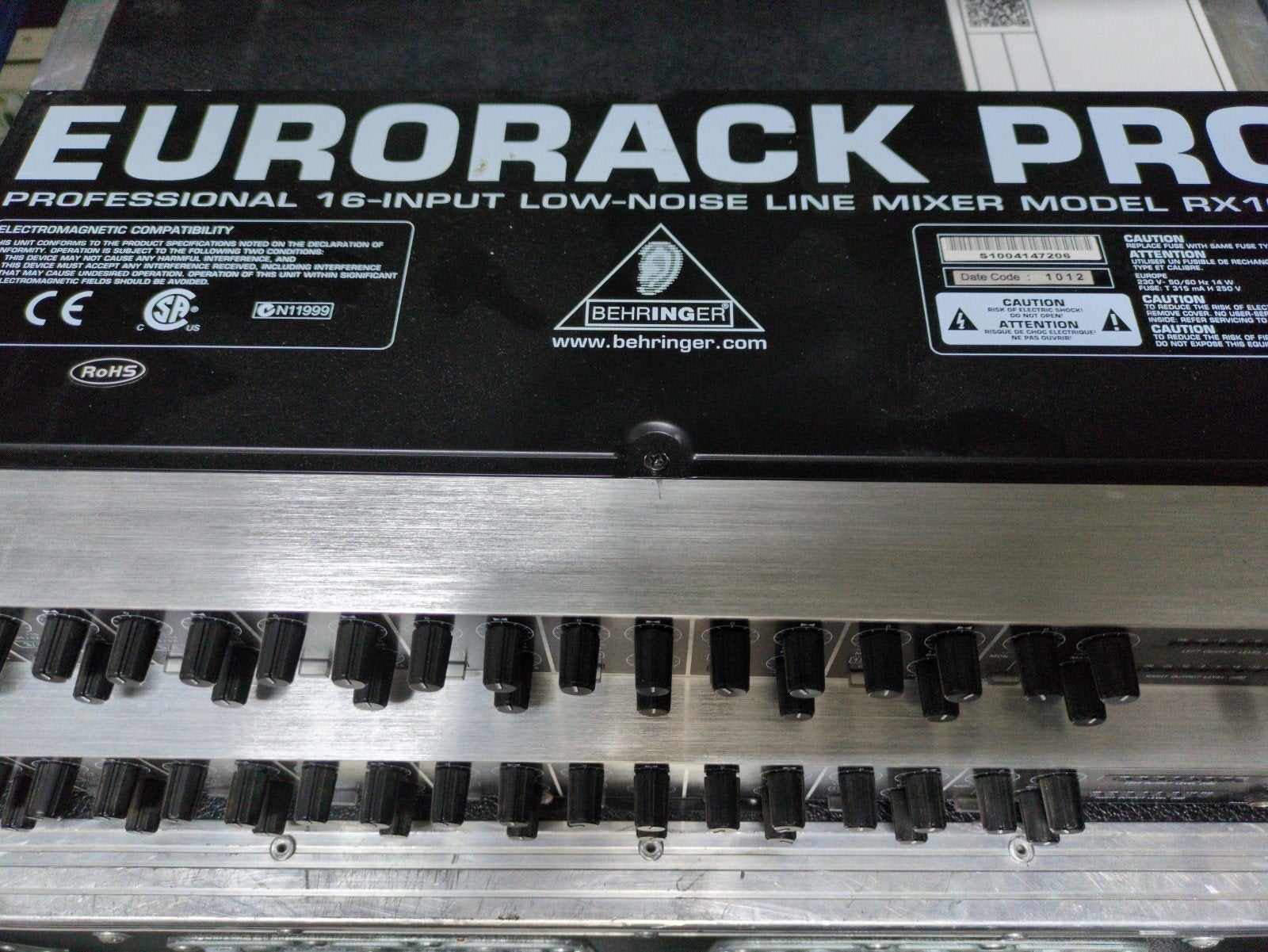 te koop eurorack pro RX1602, Ophalen of Verzenden, Zo goed als nieuw