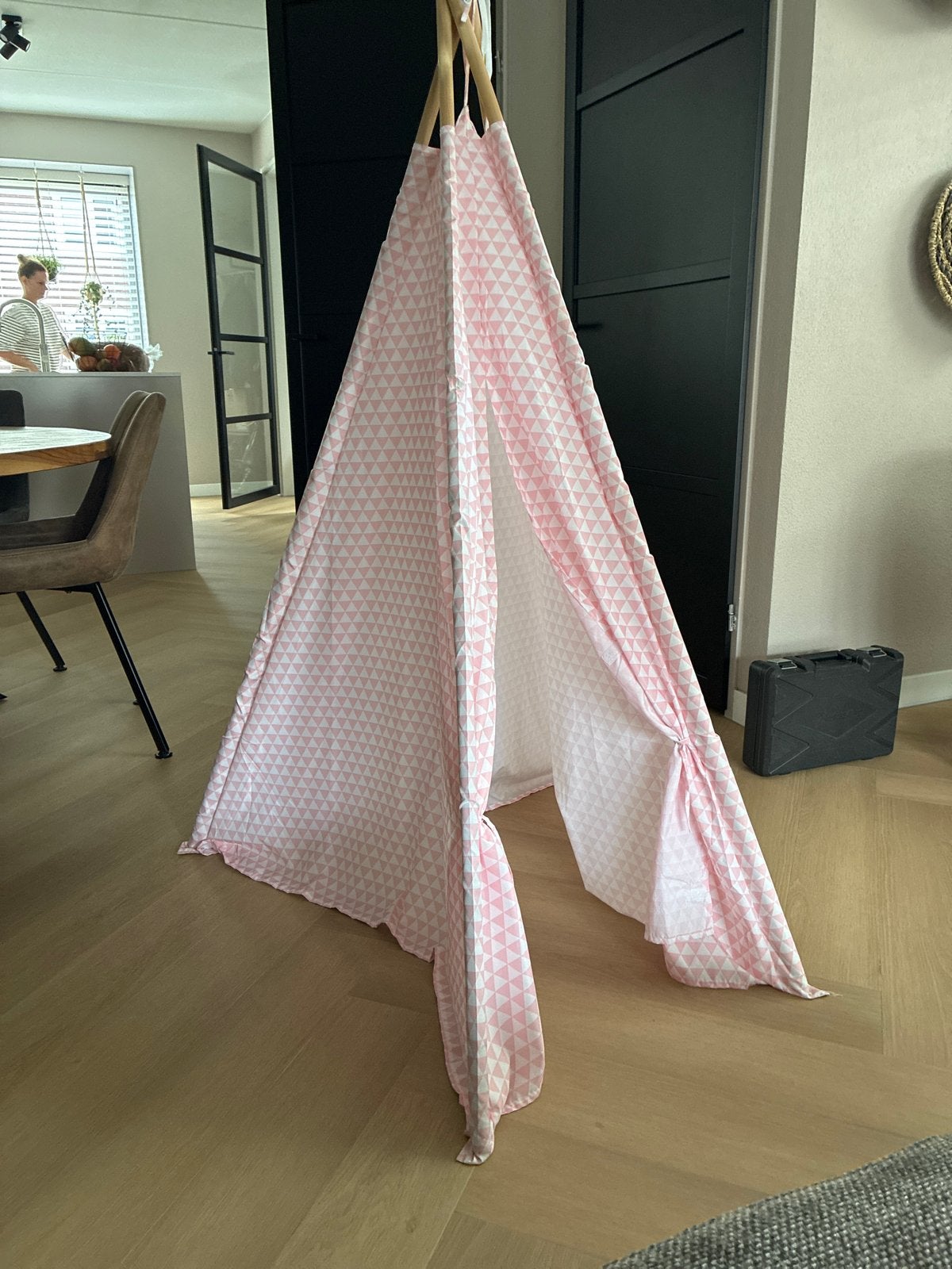 Roze Tipi tent voor kinderen - Zo goed als nieuw, Ophalen, Zo goed als nieuw