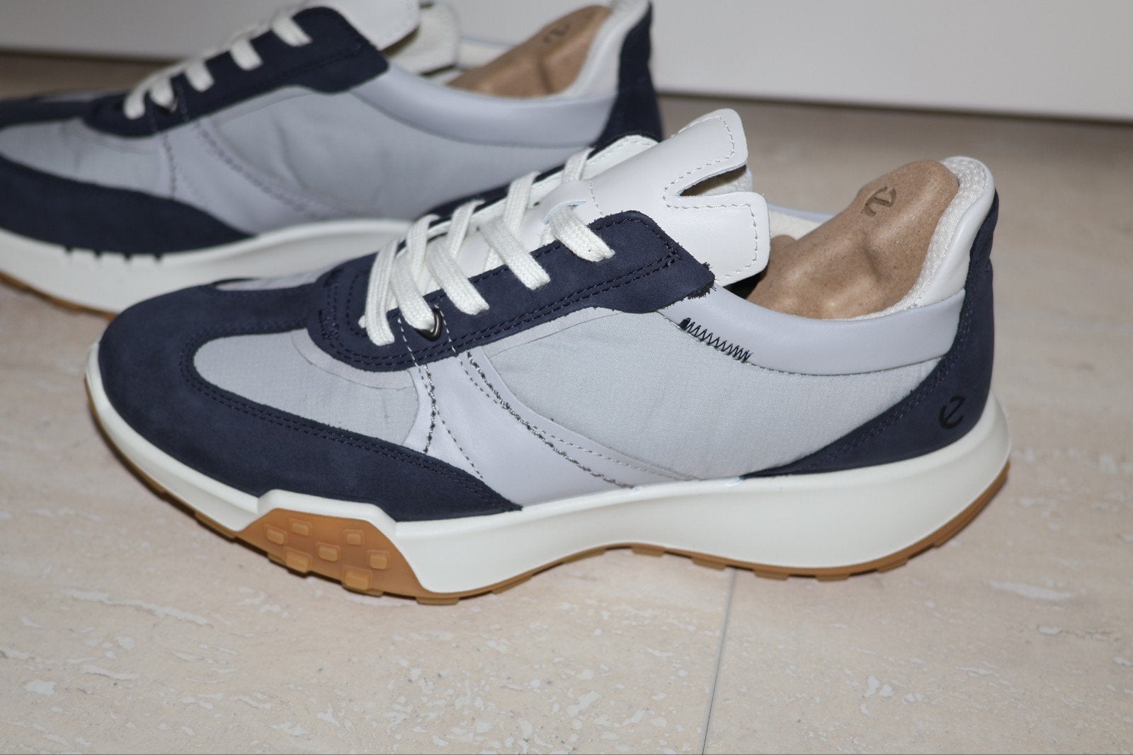 Nieuwe Ecco Retro Sneakers Maat 40 - Blauw, Ecco, Ecco, Blauw, NL