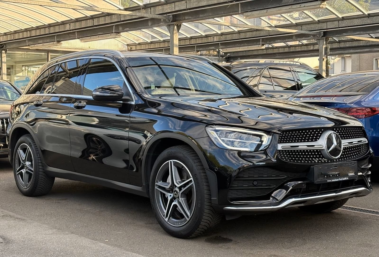 Mercedes-Benz GLC 200 4M AMG * LED, MBUX+, PRIVACY, SPIEGEL-, Auto's, Automaat, Gebruikt, Zwart, GLC