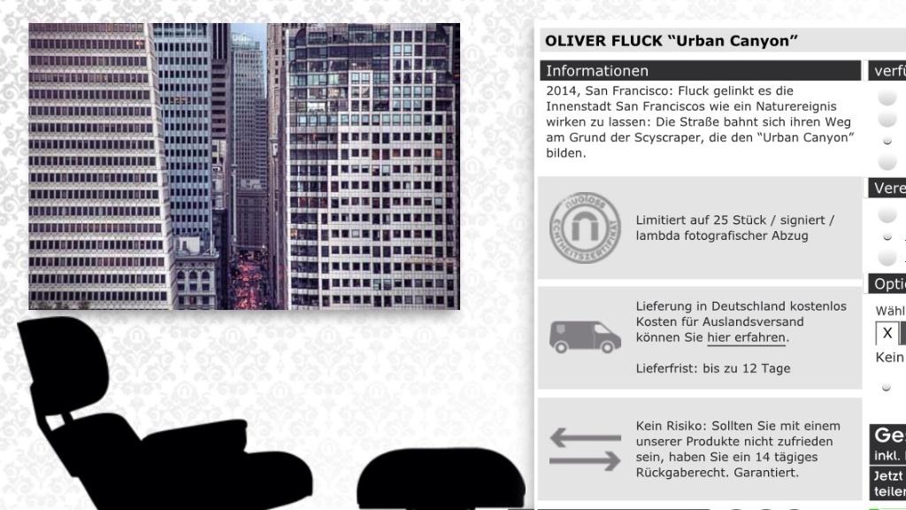 Limited Edition: Oliver Fluck - Urban Canyon (San Francisco), Ophalen of Verzenden