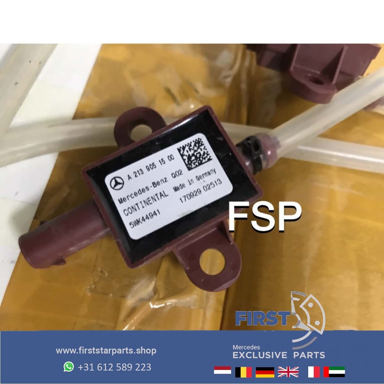 W213 W238 CRASH SENSOR SET Mercedes E Klasse 2016-2020 ORIGI, Gebruikt, -, Ophalen of Verzenden, -
