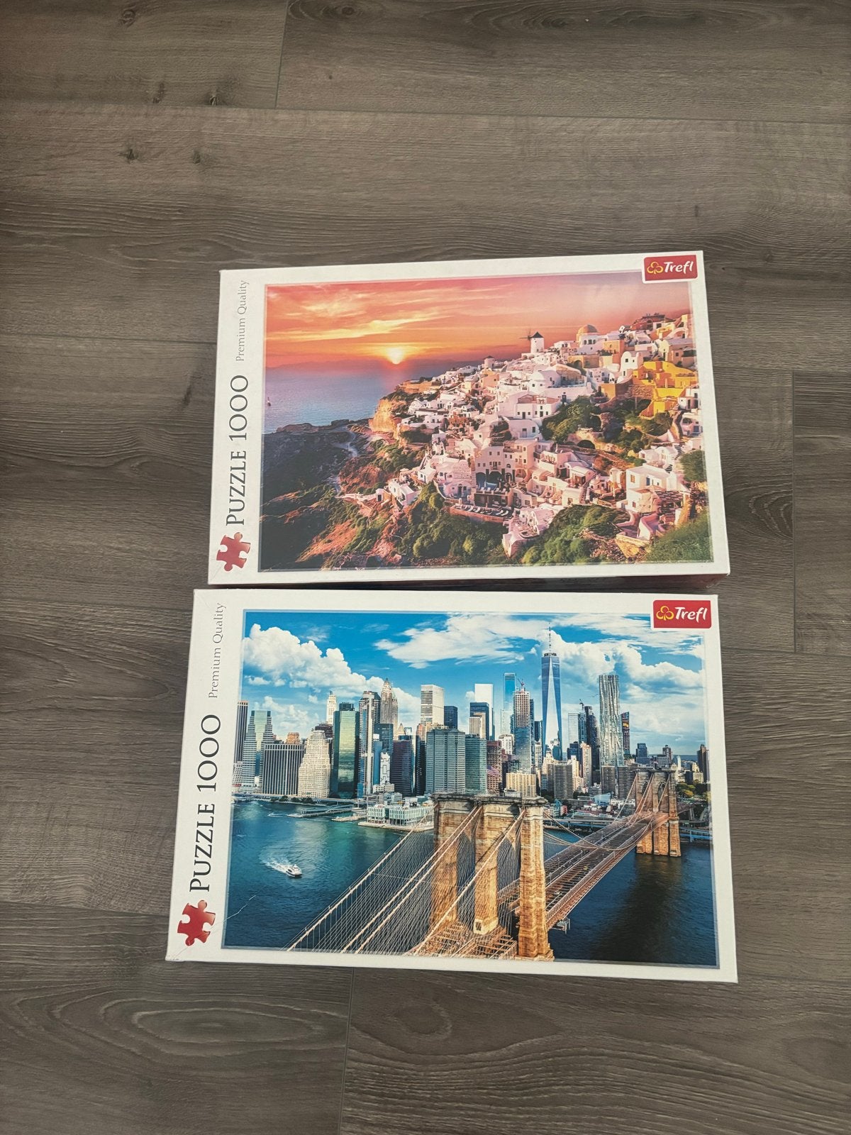 2 Trefl Puzzels 1000 stukjes, Ophalen, 500 t/m 1500 stukjes, Nieuw, Legpuzzel