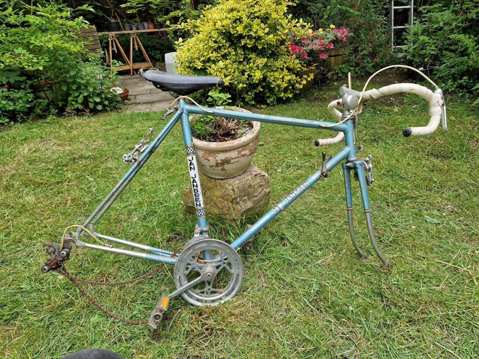 Jan jansen " bordeaux paris racefiets frame., Ophalen, Overige merken