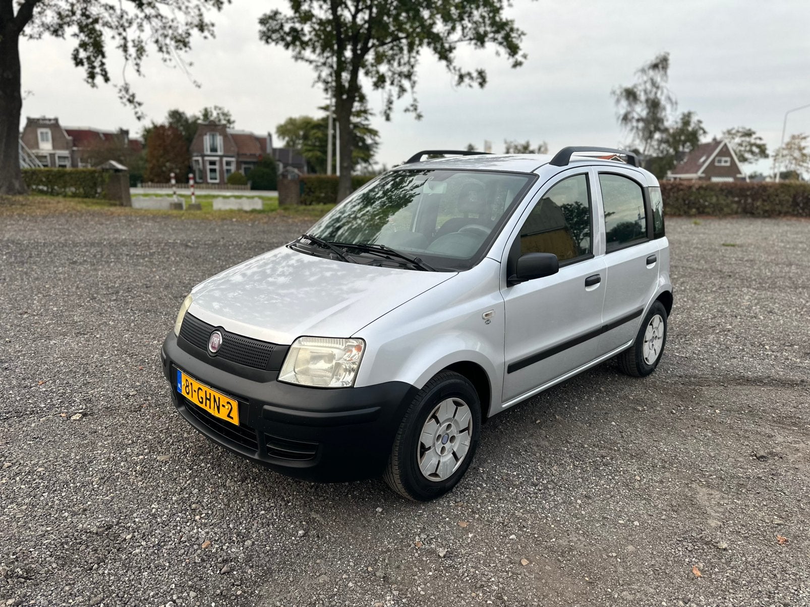 Koopje fiat panda 1.2 basic grijs, Euro 5, Stof, Zwart, 4 cilinders