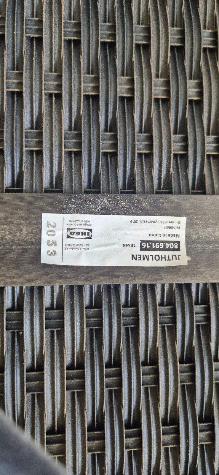 Bank buiten tuin balkon van kunsstof ikea jutholmen, Tuin en Terras, Ophalen, Overige materialen